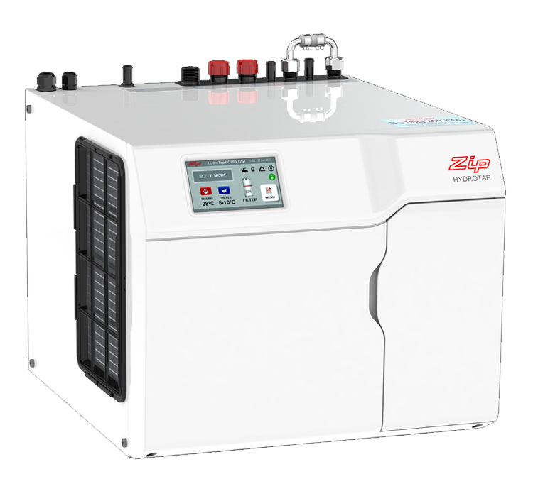 How big is the Zip Tap under counter system?