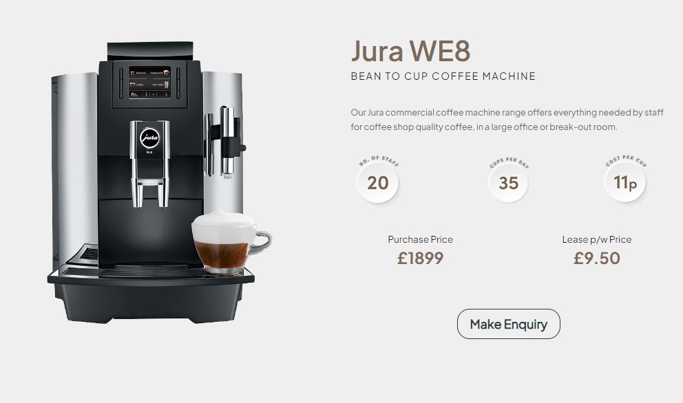 Coffee Machine For Large Offices, Rent - Buy