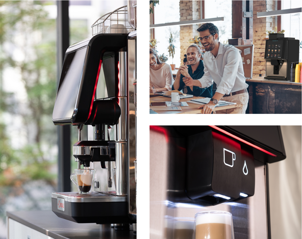 Office Coffee Machines  Coffee vending machines, Office coffee machines, Office  coffee